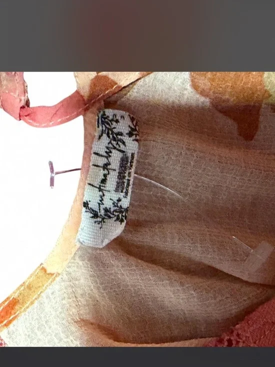 Free People Intimately Monday Morning Floral Lace Slip Dress Boho Size M - Picture 3 of 4